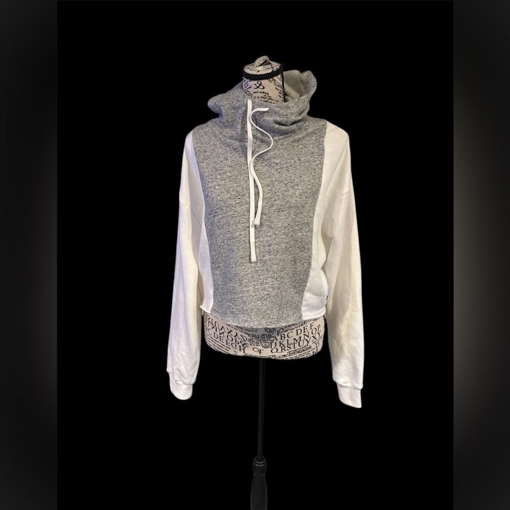 PINK crop hoodie